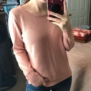 Old Navy | pink and gold sweater | Medium